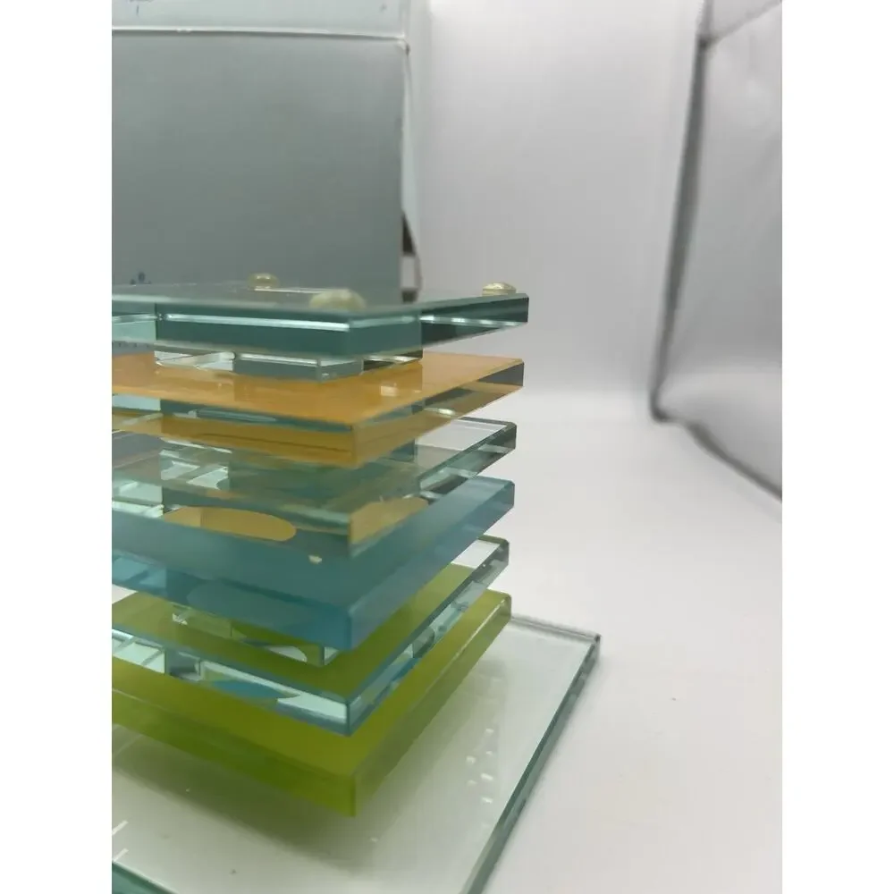 PartyLite Multicolor PRISM CANDLE HOLDER P 9271, 4